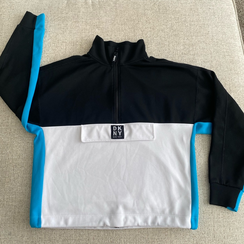 DKNY sport quarter zip sweatshirt size small S